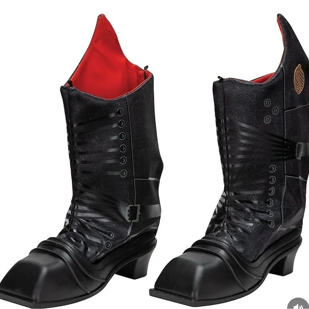 NEW Elphaba's Black Boots - Wicked Costume Dress Up Shoes